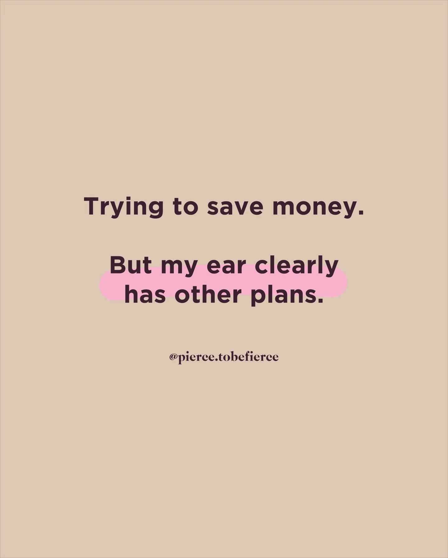 It&rsquo;s not overspending, it&rsquo;s an investment 🤭

#piercingquote #quoteoftheday #piercingaddiction