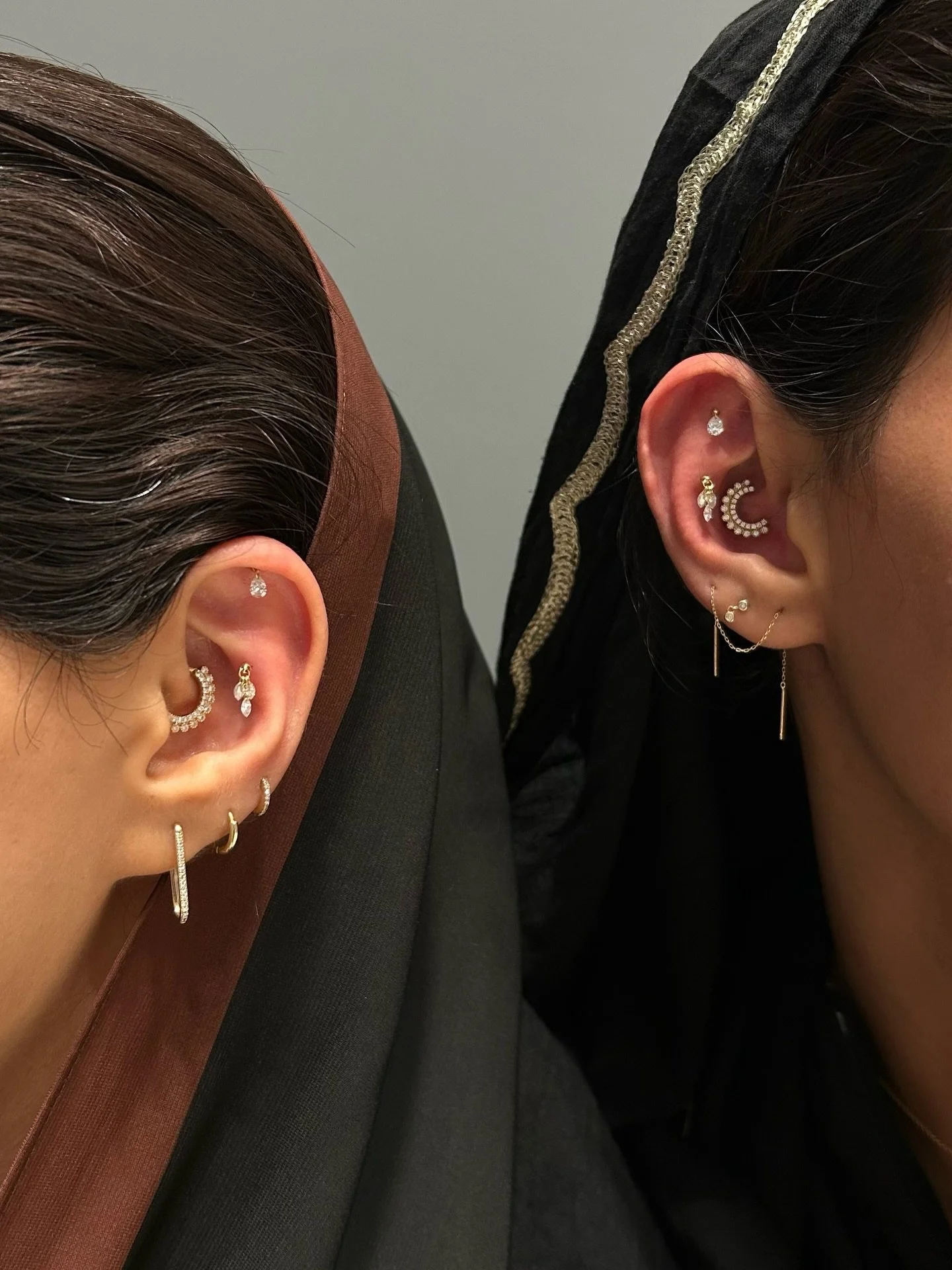 💎 Pierce &amp; glow up together ✨

Two friends who come in together.
Not to copy, but to create.

Ear designs shaped to their anatomy, energy, and taste.
Similar&hellip; but never the same.

Bonding through creation, gold and diamonds,
But most impo