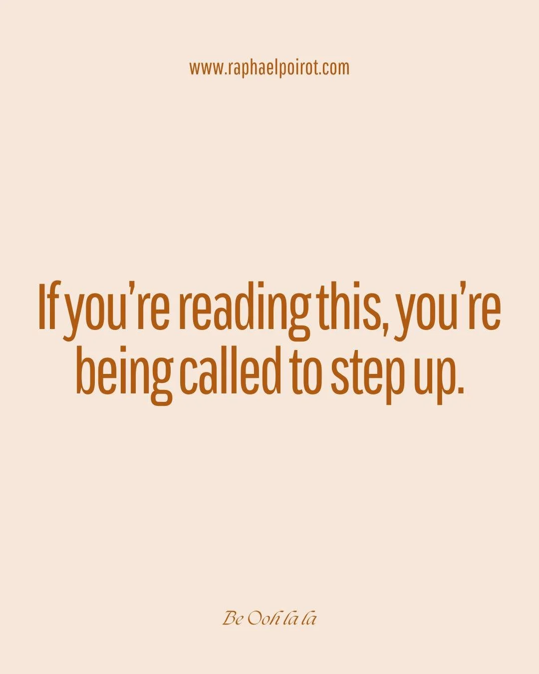 There are no accidents. If you stopped scrolling to read this, pay attention. 🛑

We often wait for a burning bush or a written invitation to lead, to create, or to change. But usually, the "call" looks exactly like this: A quiet knowing in