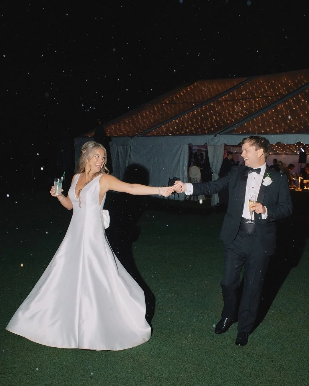 The party doesn&rsquo;t stop for a little rain!