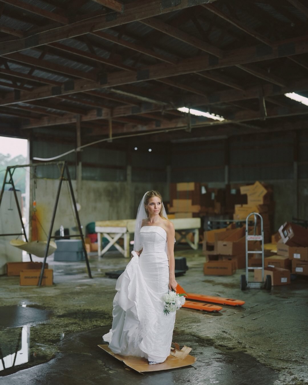 Easily my favorite bridal session from 2025. What started as a traditional session ended up in a shrimp factory. Just phenomenal.