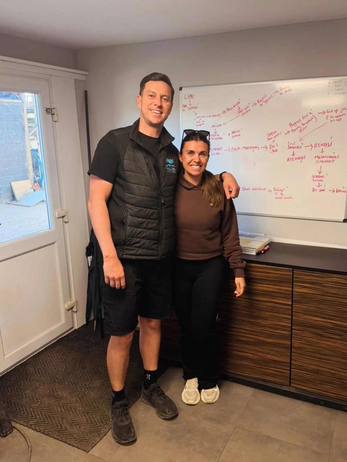 Sun&rsquo;s out. Systems on. ☀️📈

Today Sasha was on-site process mapping with the team at @ht_cooling breaking down every step, refining every customer touchpoint, and finding smarter, faster ways to work.

Because growth doesn&rsquo;t happen by ch
