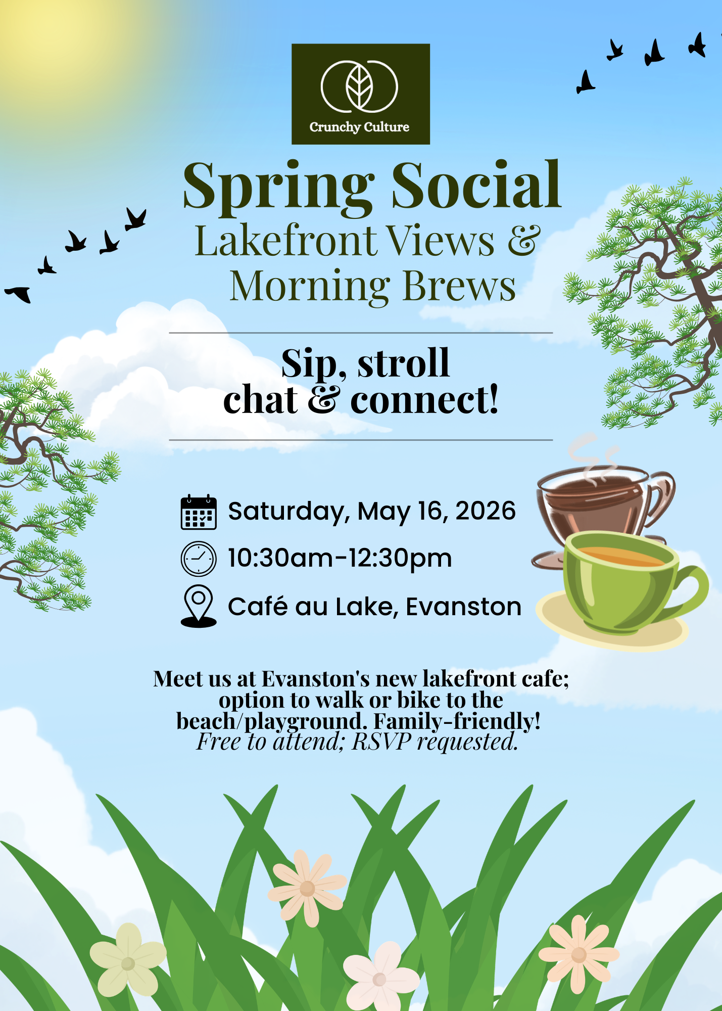 Spring Social: Lakefront Views and Morning Brews