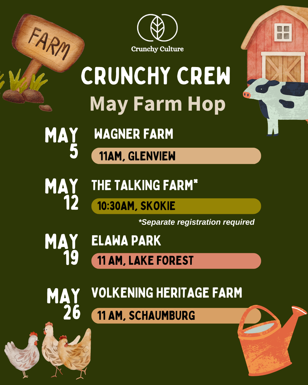 Crunchy Crew May Meetups