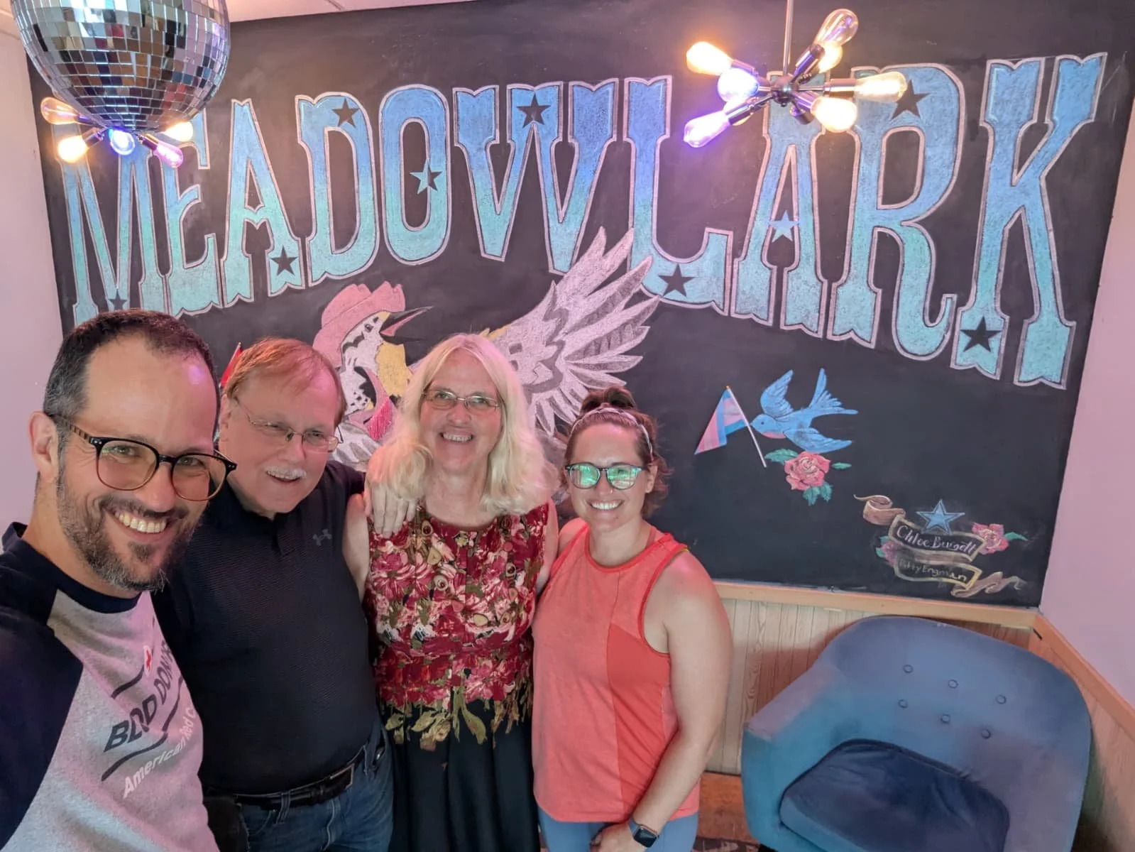 Robert and family @ Meadowlark Coffee & Espresso