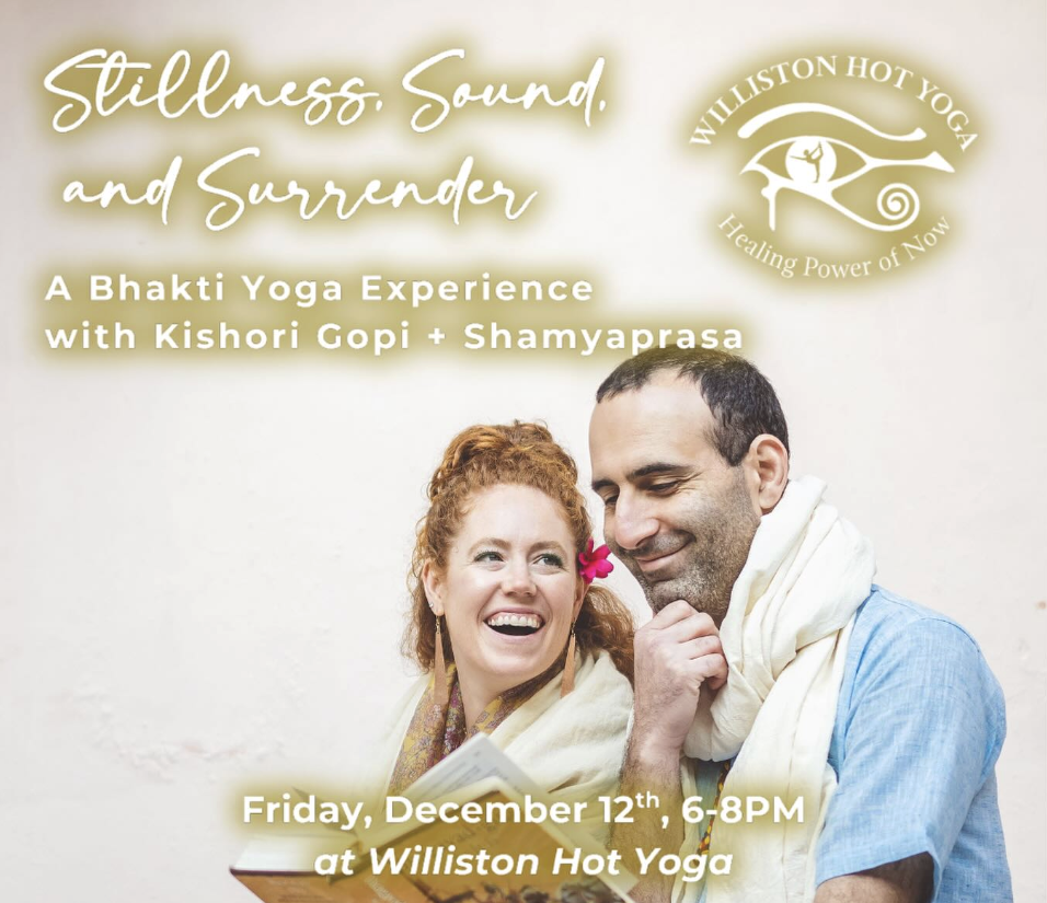 Sound, Stillness, &amp; Surrender at Williston Hot Yoga