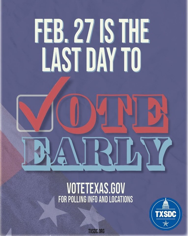 MAKE YOUR VOICE HEARD: Visit VoteTexas.gov for polling information and locations