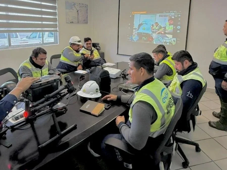 Inspección de aerogeneradores con drones DJI