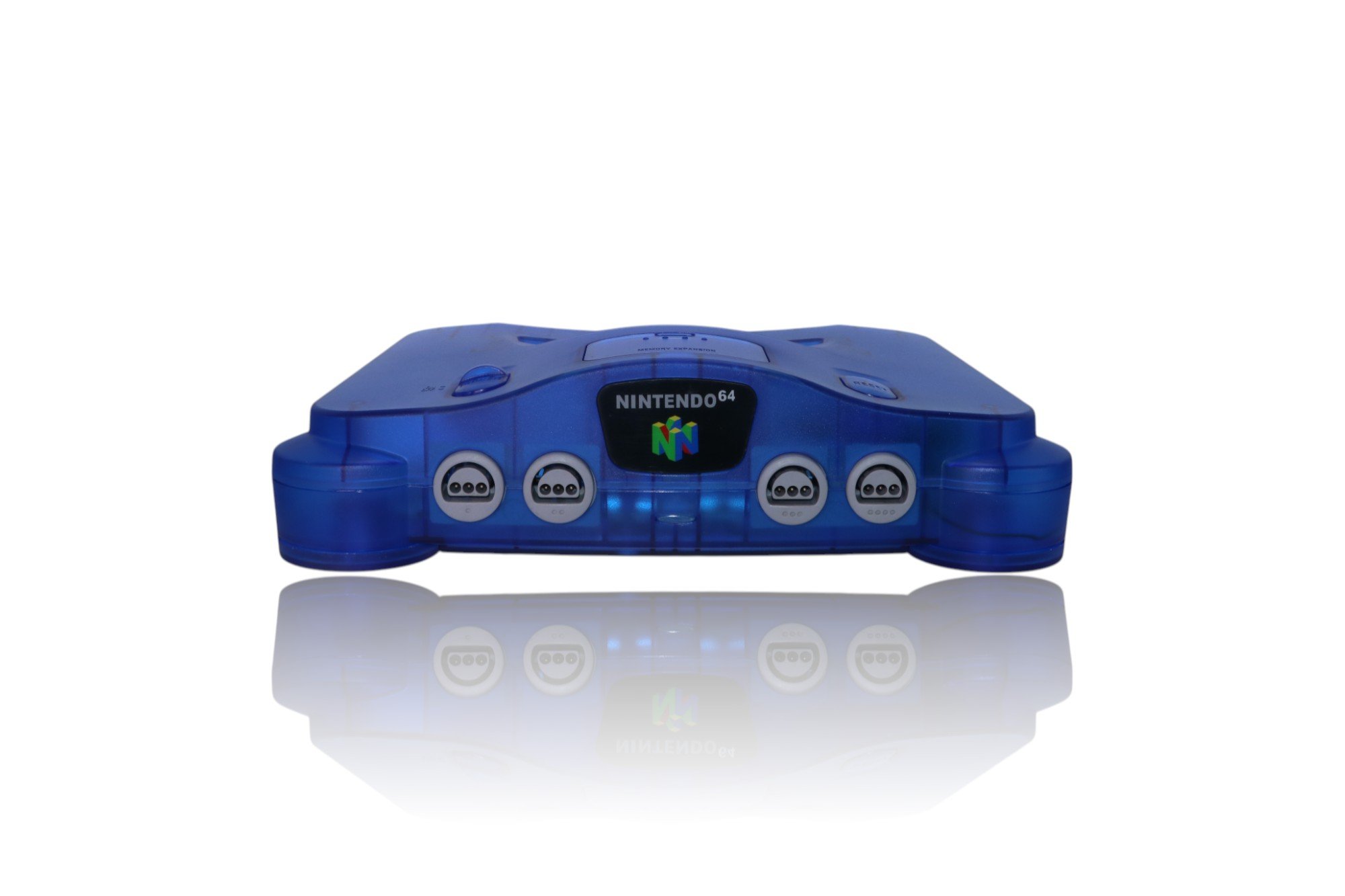 Nintendo 64 Translucent Blue w/ RetroGem HDMI (Shiny Edition)
