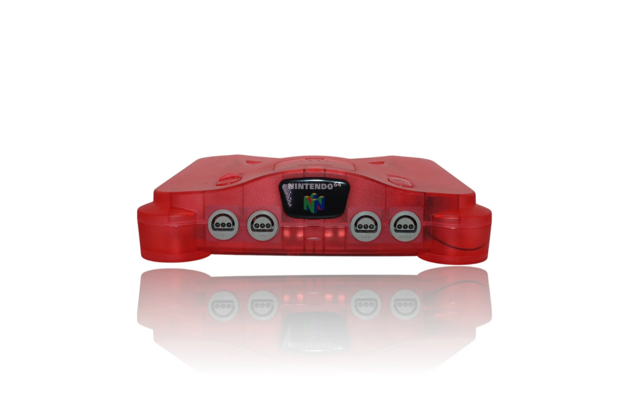 Nintendo 64 Translucent Cherry Red w/ RetroGem HDMI (Shiny Edition)