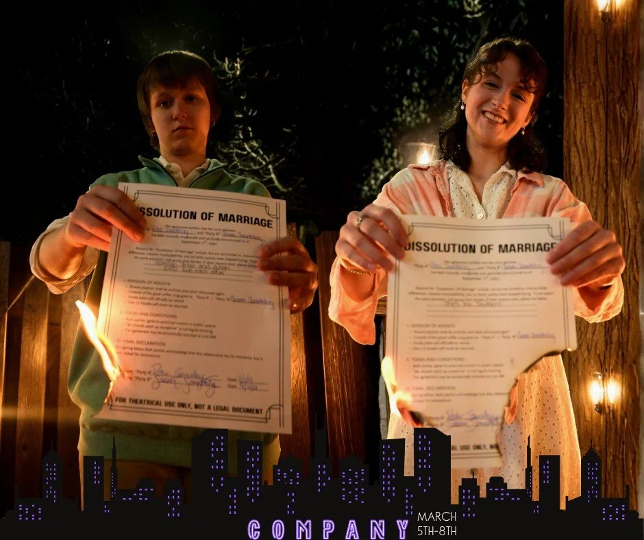 🥂BOBBY COME ON OVER FOR DINNER! WE'LL BE SO GLAD TO SEE YOU!🥂
Come see Stephen Sondheim&rsquo;s iconic and incisive musical about connection, commitment, and the beautiful mess of being human. Centered on Robert, a single New Yorker navigating love