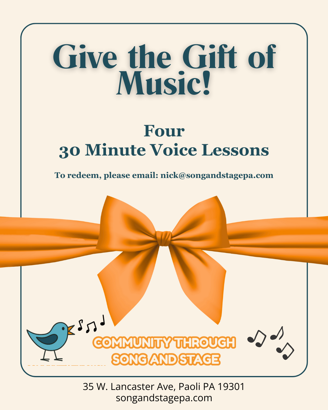 30 Minute Voice (4 Lessons)