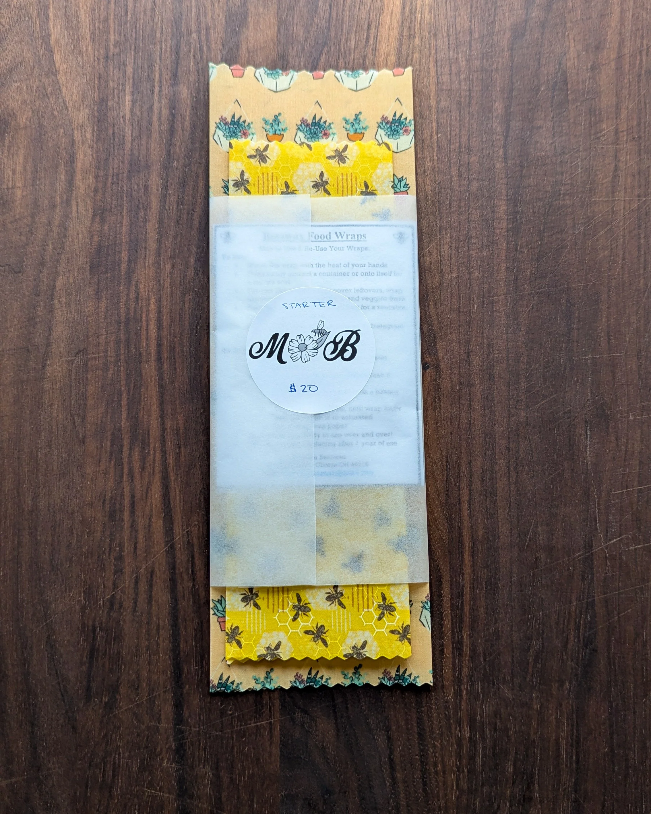 Beeswax Food Wrap - Bundles! (Best Value)