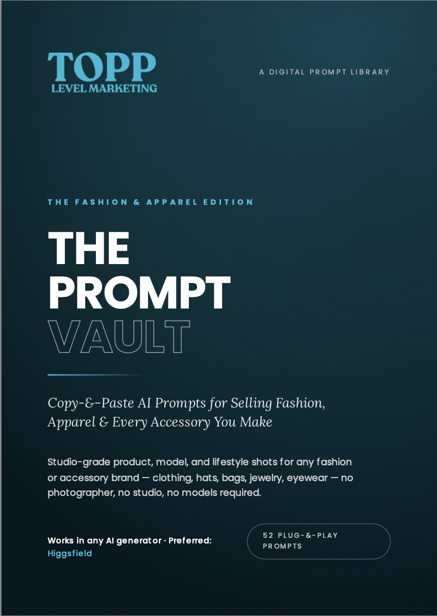 The Prompt Vault: Fashion & Apparel Edition