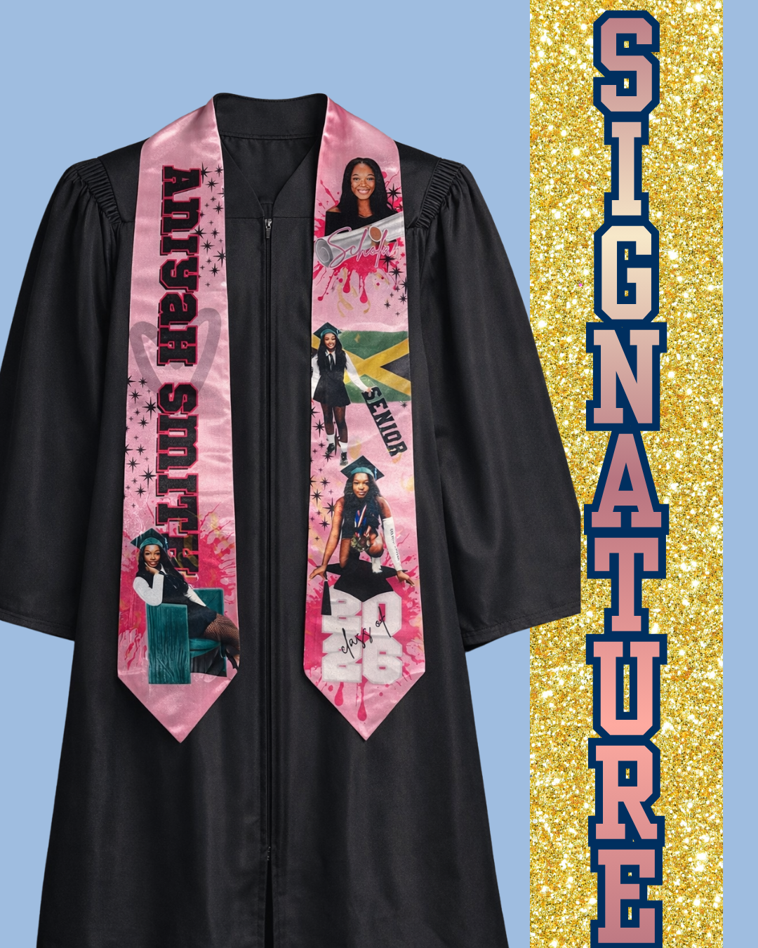 Custom Graduation Stole – Fully Personalized