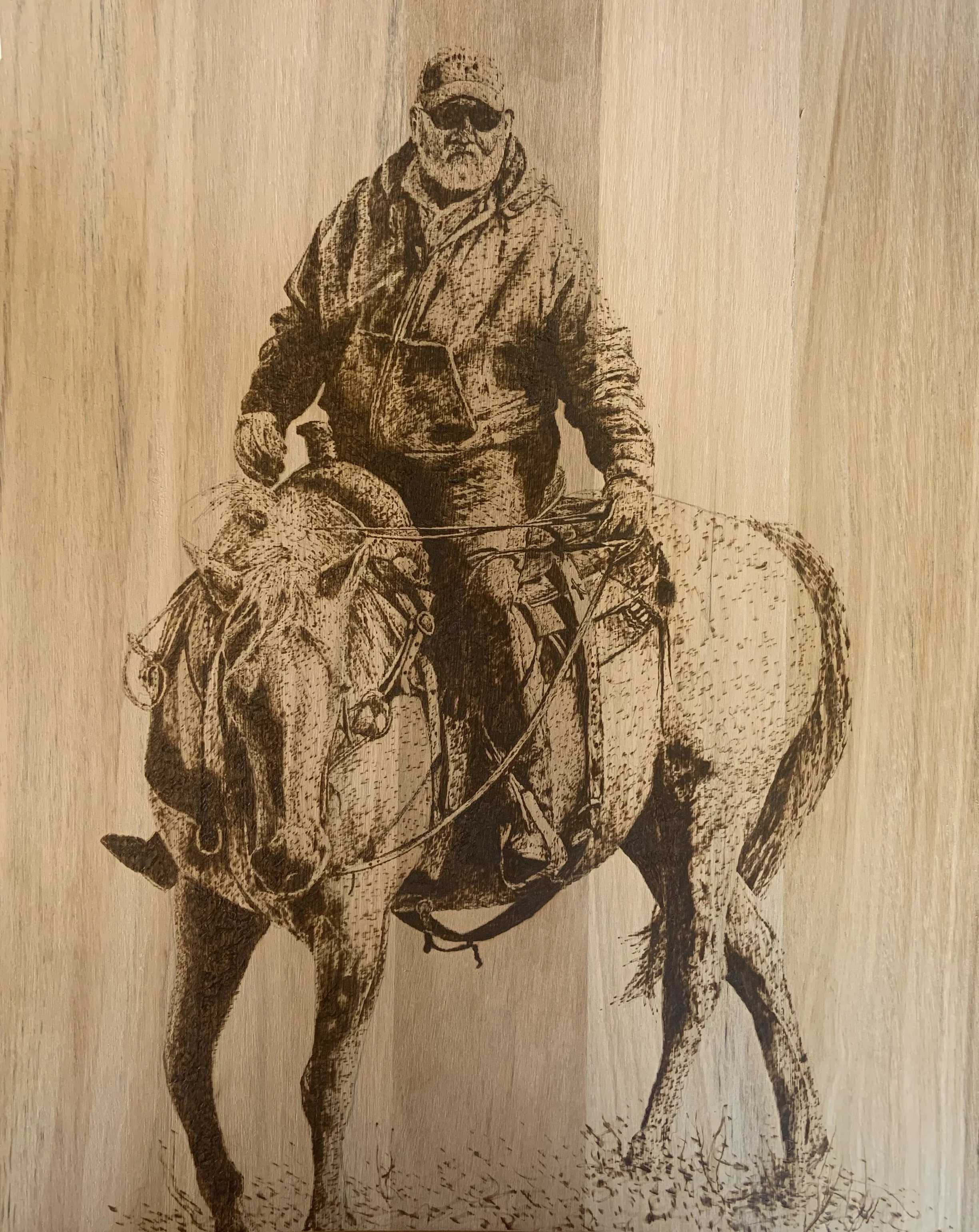 Wood Burning using soldering iron