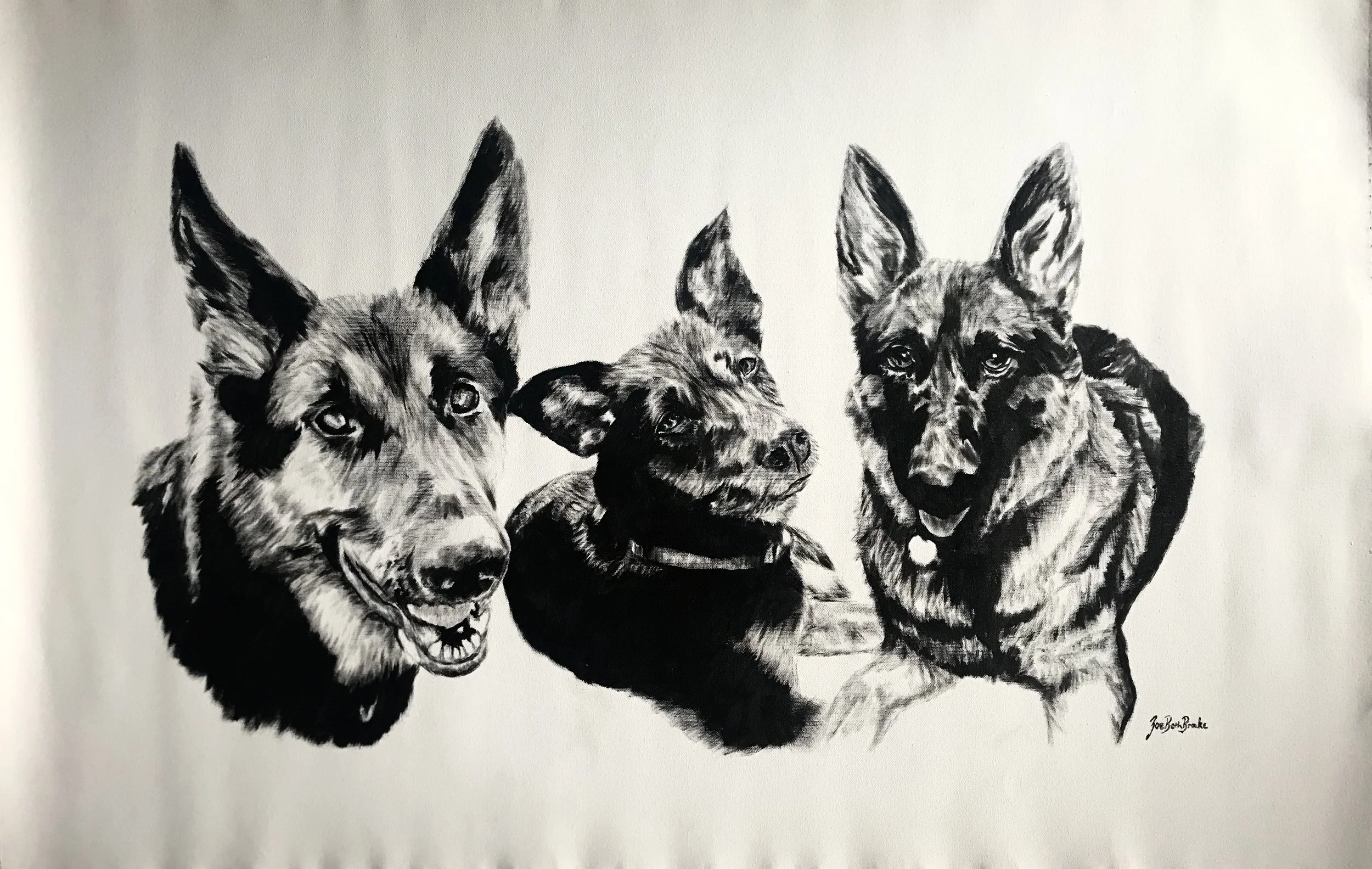 Acrylic on canvas painting