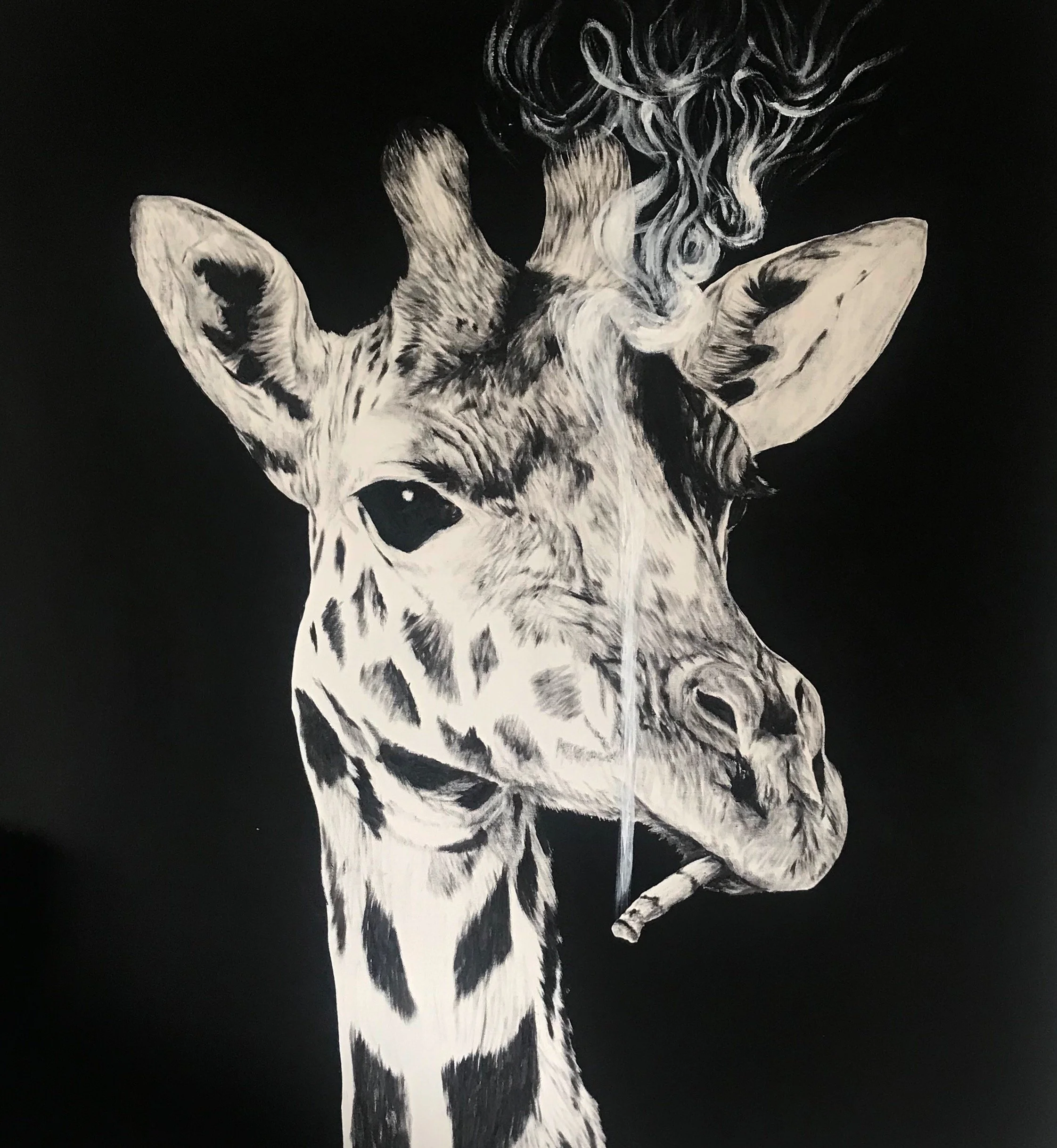 Acrylic on canvas painting