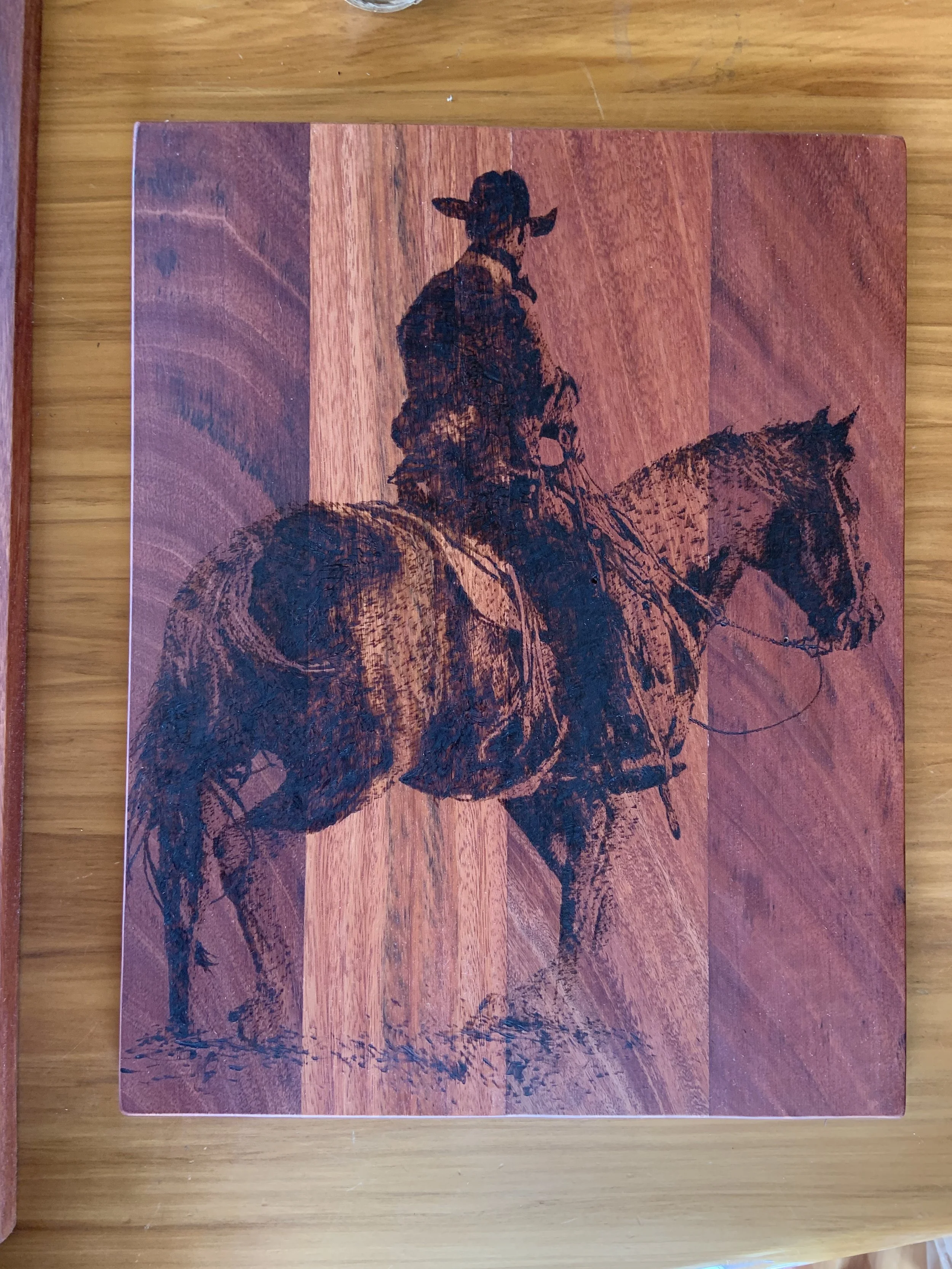 Wood Burning using soldering iron