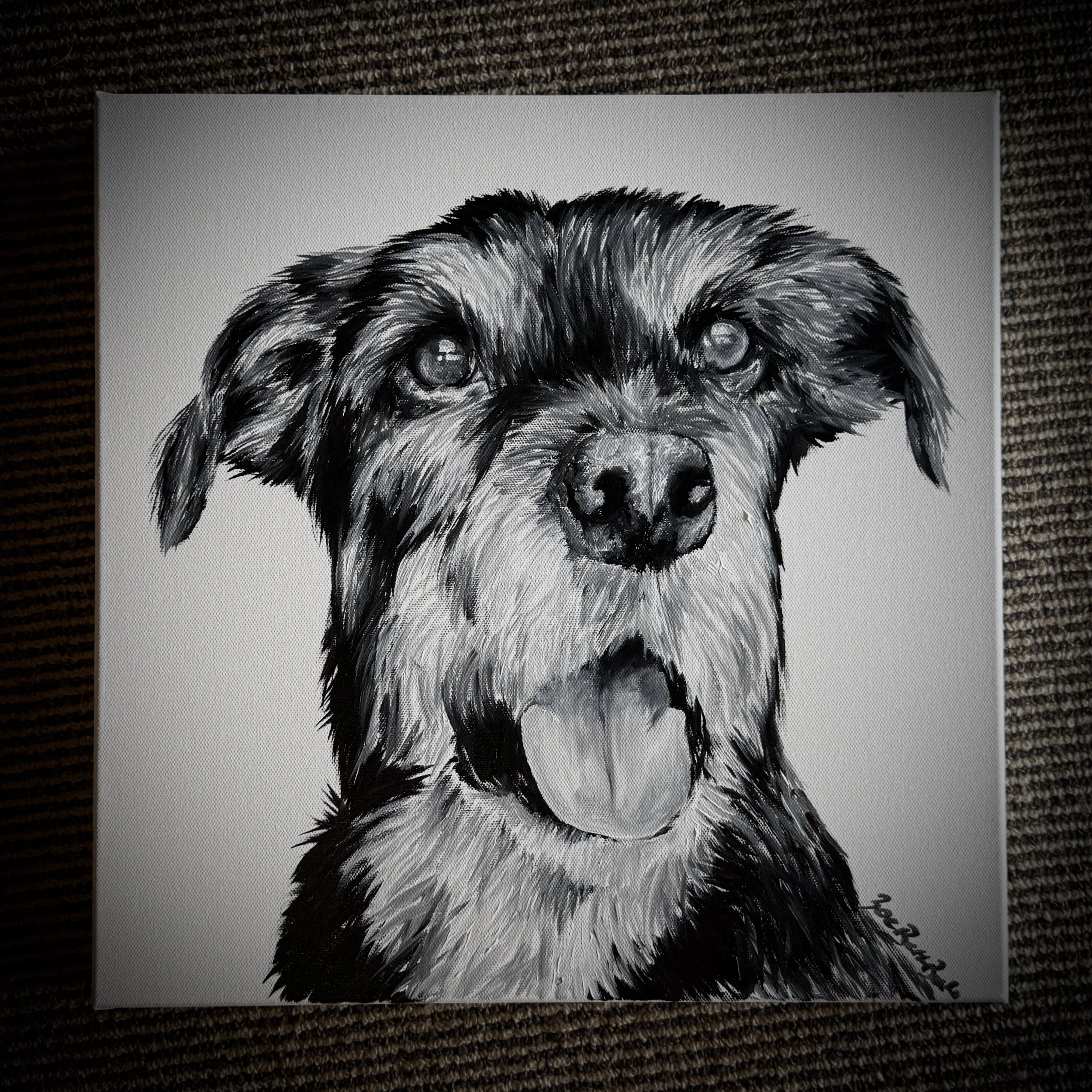 Acrylic on canvas painting