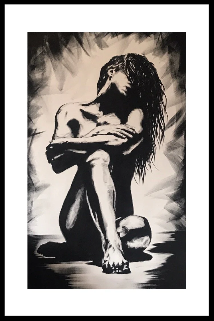 Acrylic on canvas painting