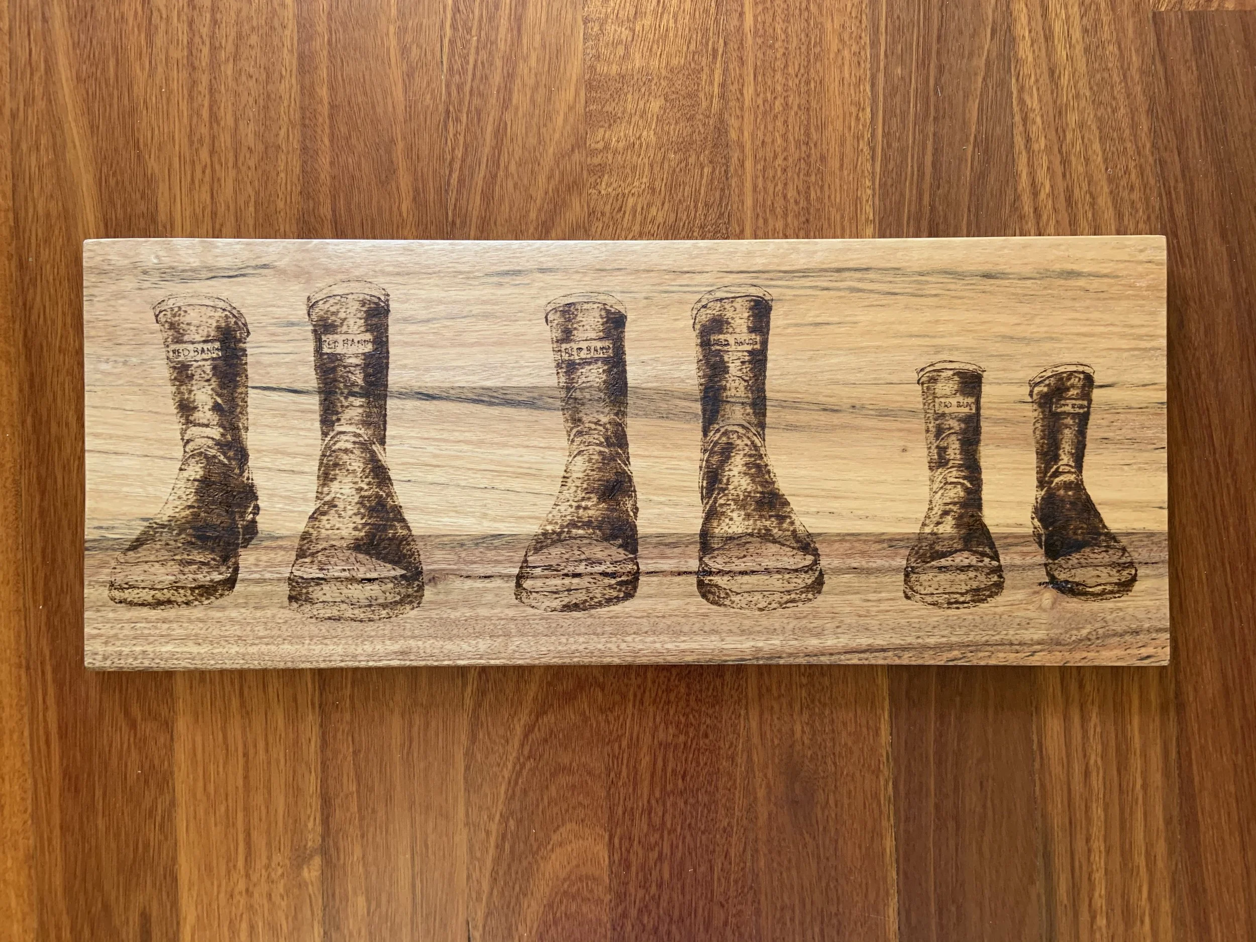 Wood Burning using soldering iron