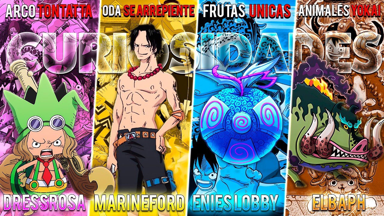 +1 CURIOSIDAD por cada ARCO de         One Piece