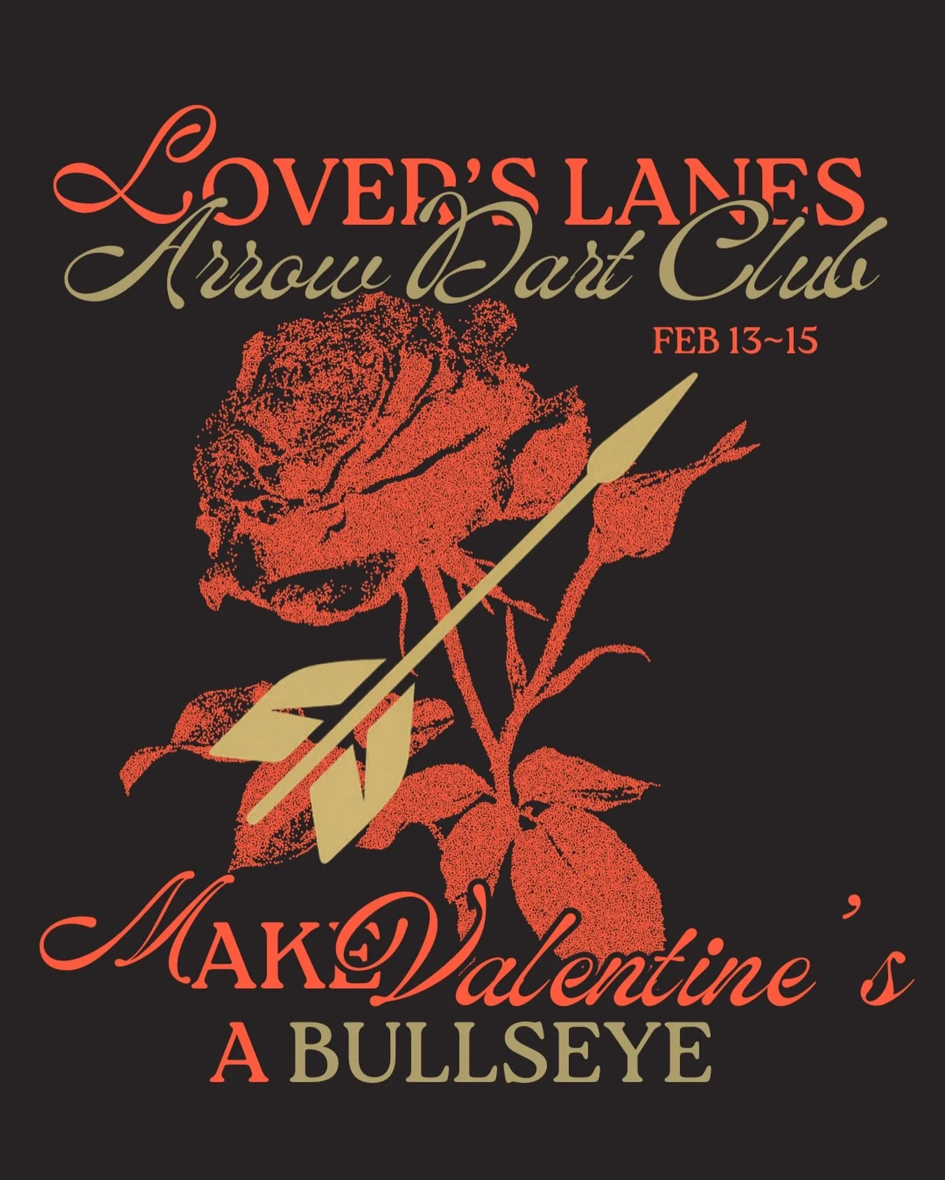 You can&rsquo;t miss with Lover&rsquo;s Lanes 💘 Feb 13~15, add a bottle of bubbles to your dart lane reservation 🥂 arrowdartclub.com

#kansascity #crossroads #kc #valentines