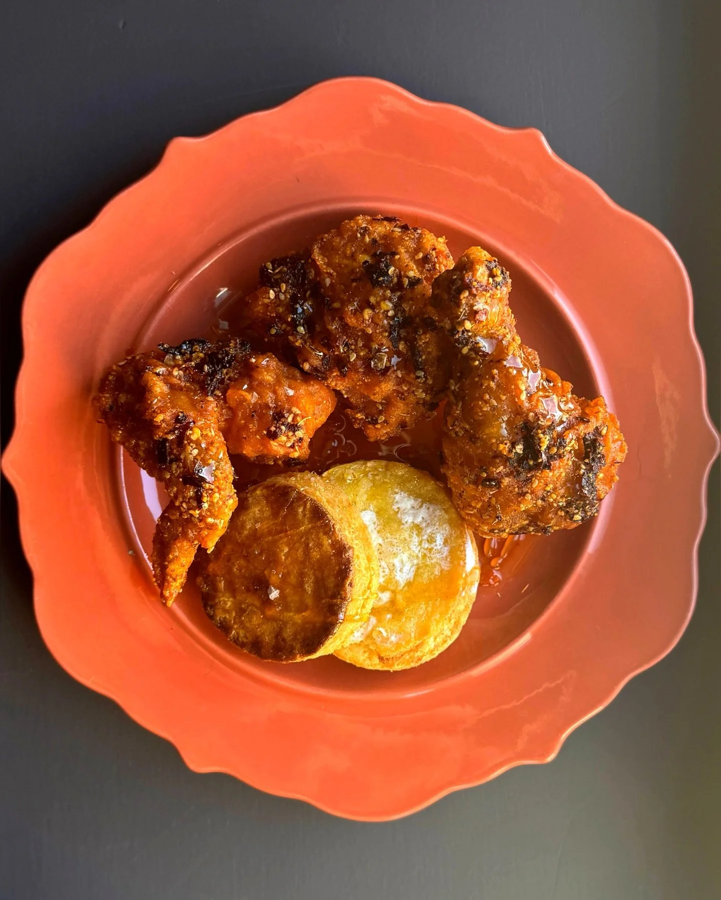 Last Chance for Chicken ‼️ Spicy Korean Fried Chicken &amp; homemade masa biscuit with honey butter 🍯 Saturday and Sunday only.

#kansascity #kcdrinks #kcfoodie #eatkc