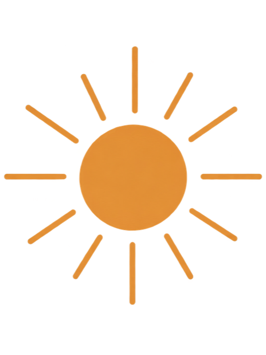 Geometric drawing of an outline square with sections divided by vertical, horizontal, and diagonal lines.