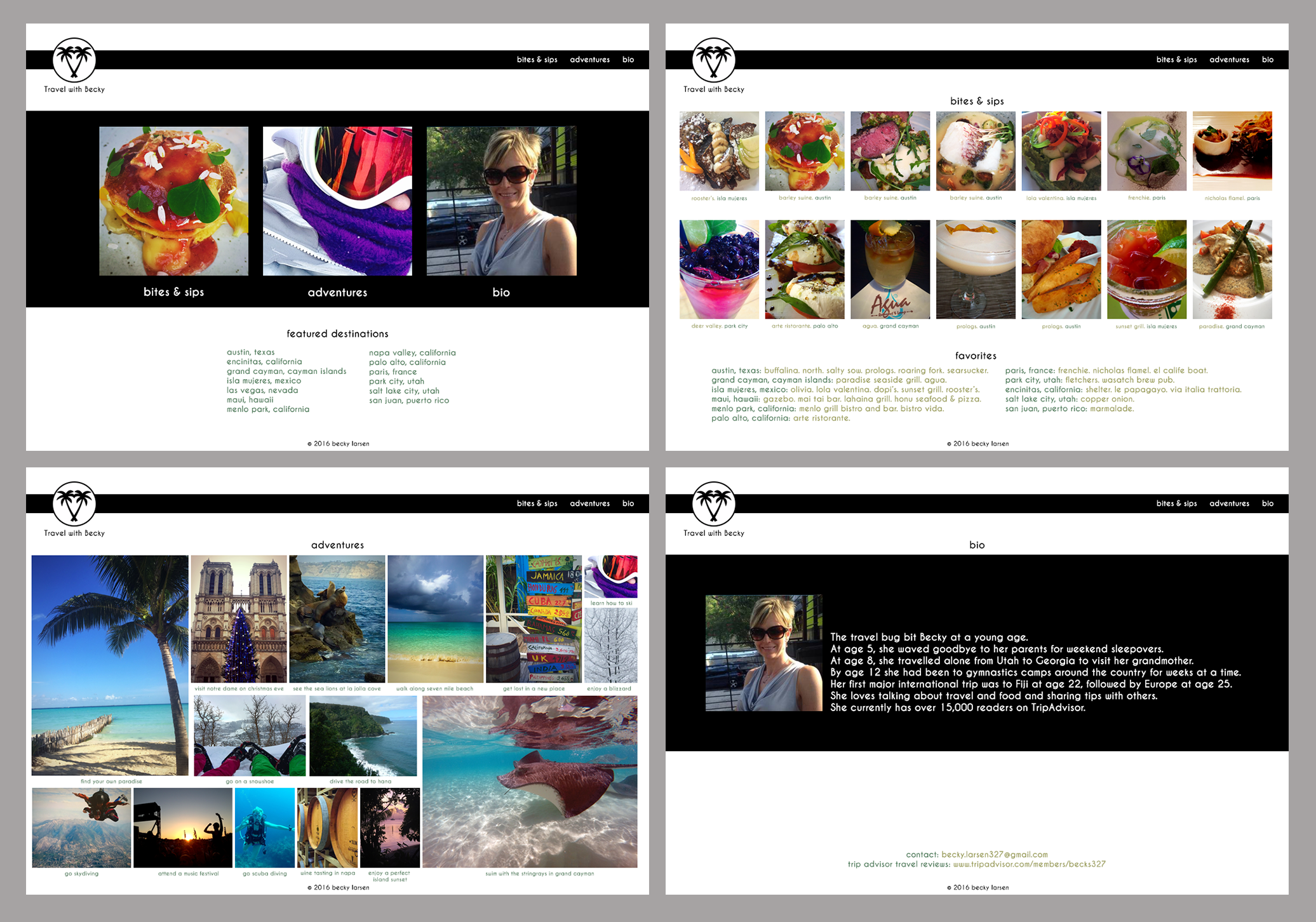 <h6>Travel blog website design</h6>