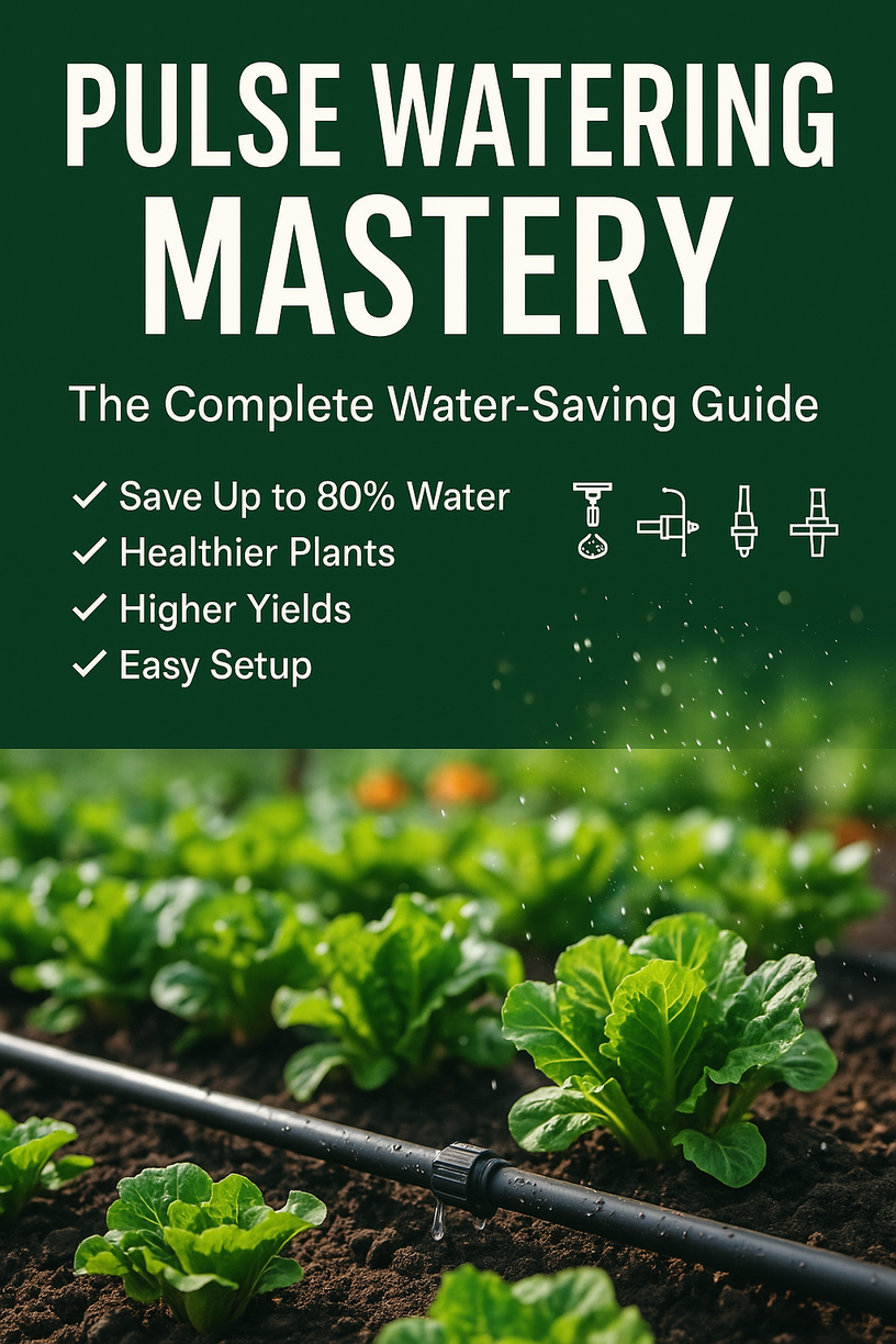 A guide on how to start pulse watering in the garden.