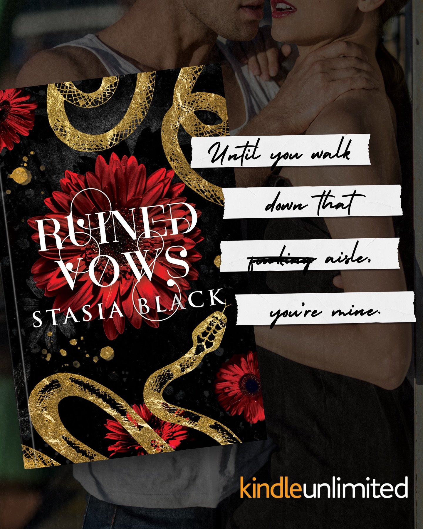 Until you walk down that f*cking aisle, you&rsquo;re mine.

Read Ruined Vows today on KU, e-book, audiobook, paperback! An age gap, dark romance between a bodyguard x an heiress who is engaged to the wrong person&hellip;👀

#darkromance #agegapromanc