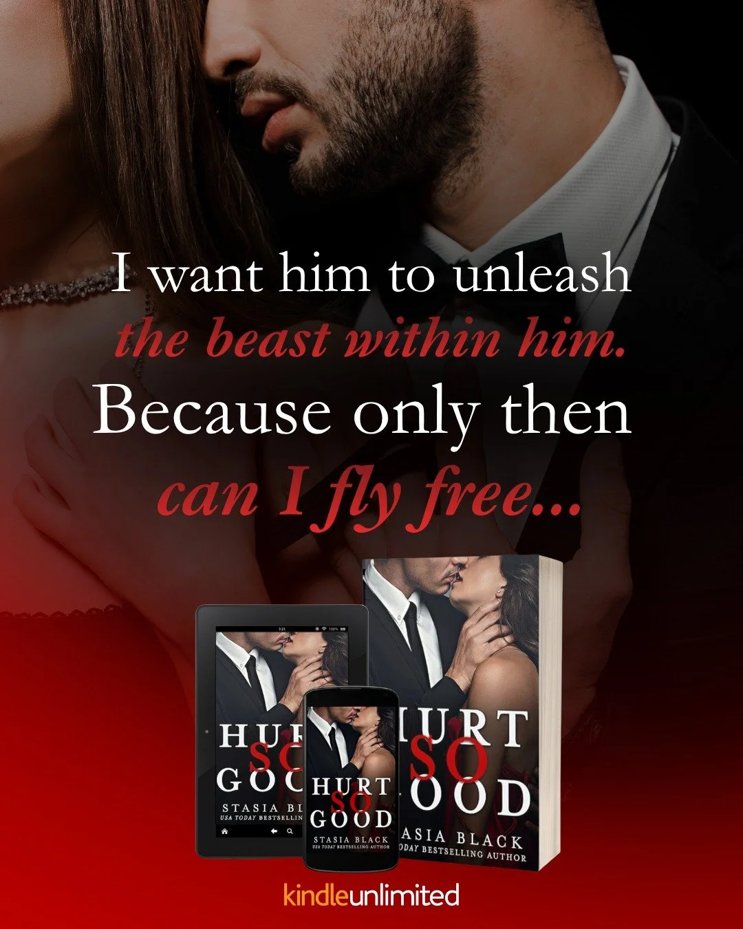I want him to unleash the beast within him.
Because only then can I fly free...

I crave the darkness.
The intimacy with him that would set my heart on fire.
Dylan is afraid to let the monster out.
His dark past has closed him off.
I, too, have scars