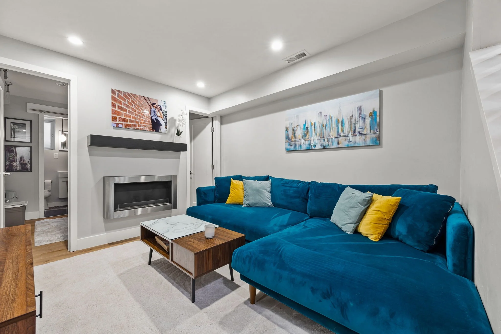 Finished basement