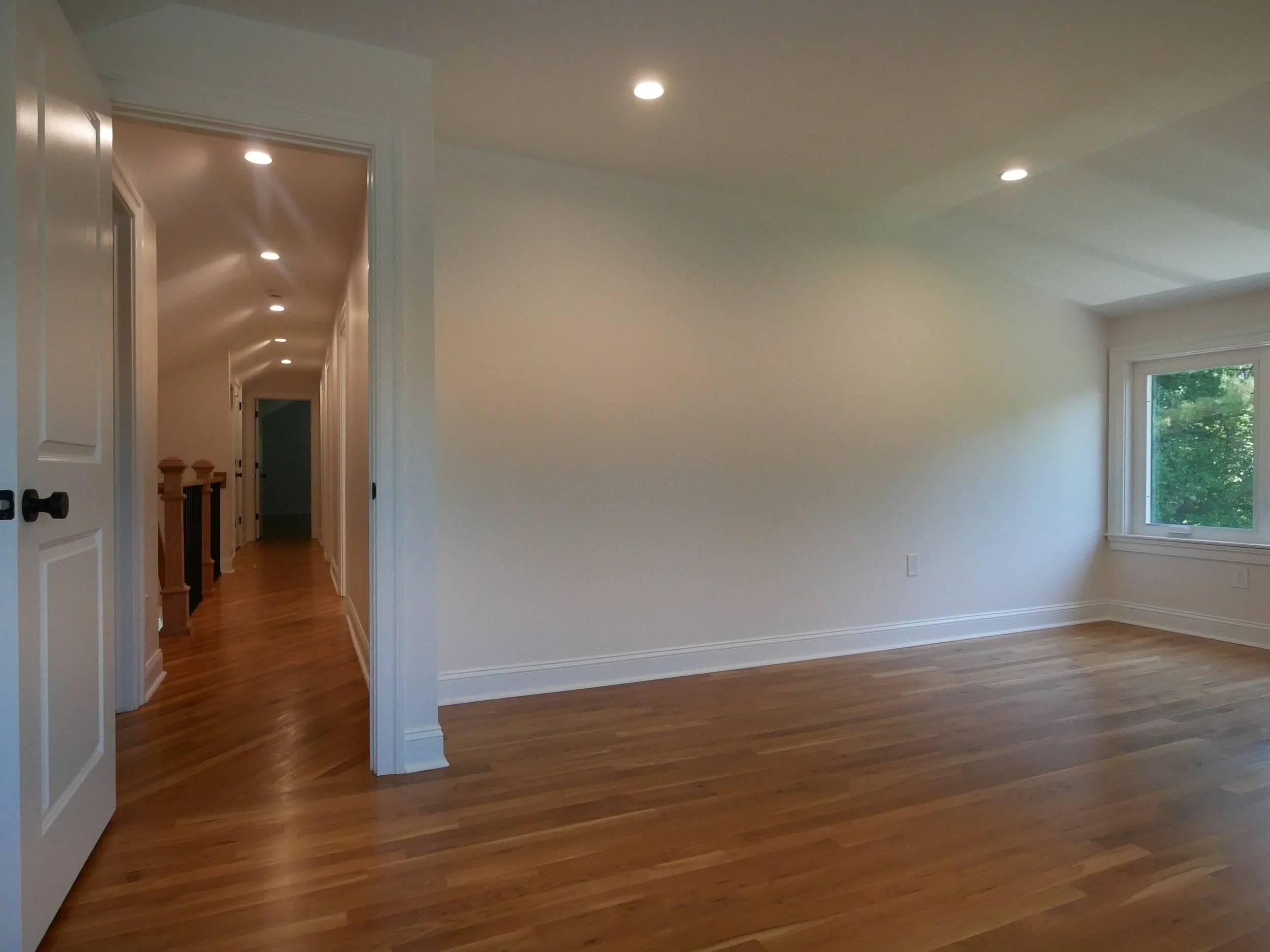 Hall and bedroom