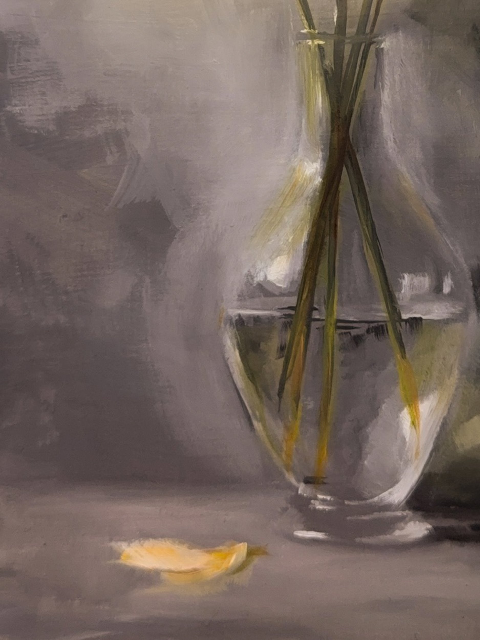 Floral Study No. 11 - Oil on Hardboard, 6 x 8 in, February 2026, Jennifer Parisi-4.jpg