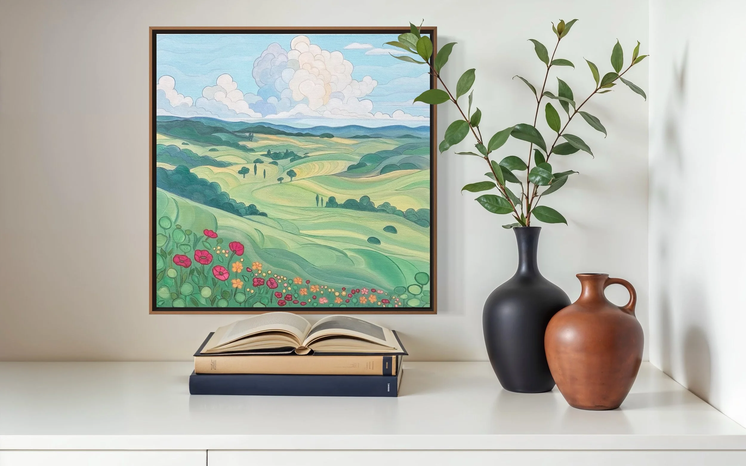 Rolling Hills, Oil On Canvas, 16 x 16 inches, 2025-2.jpg