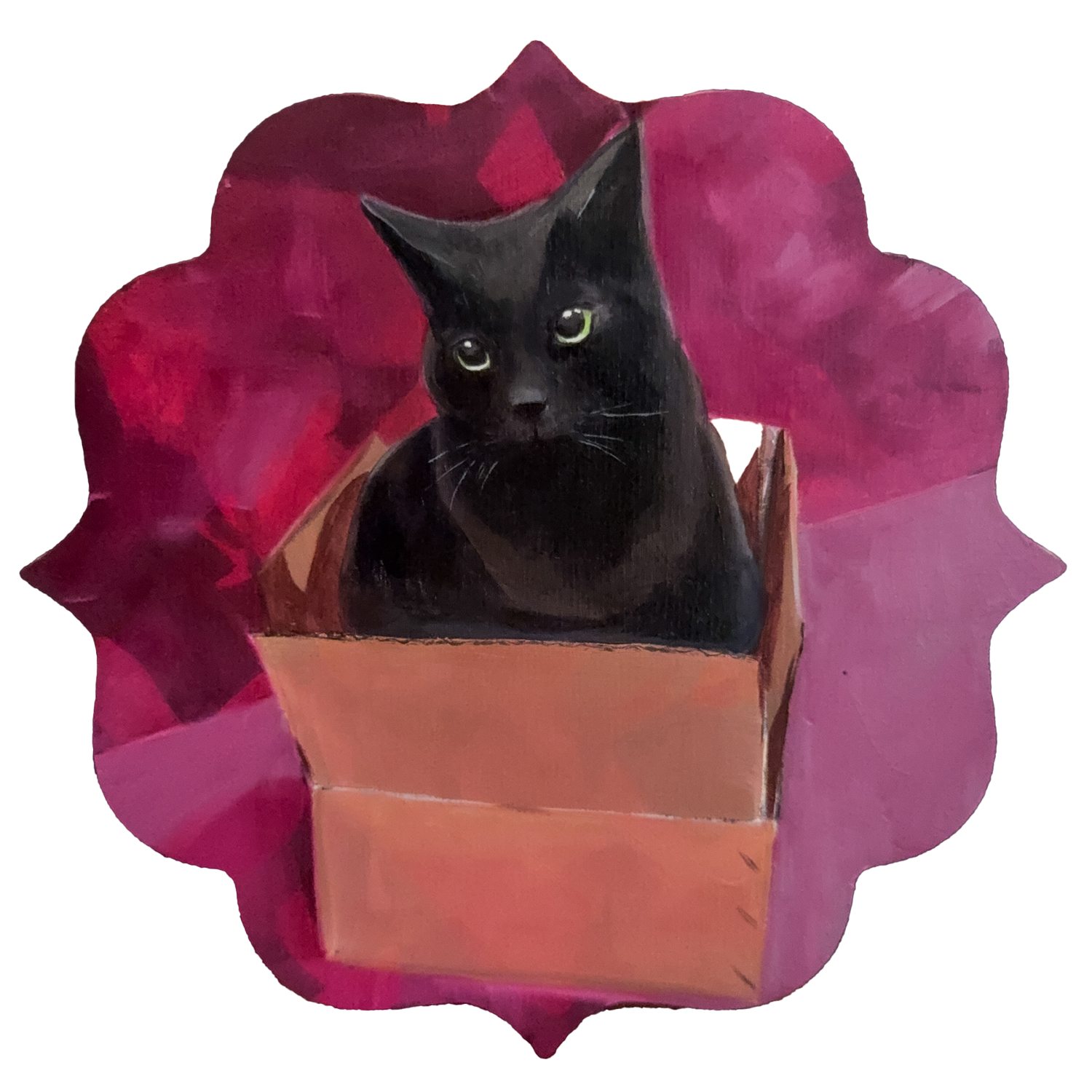 Otis | Oil on Panel | 8 x 8 inches | August 2025