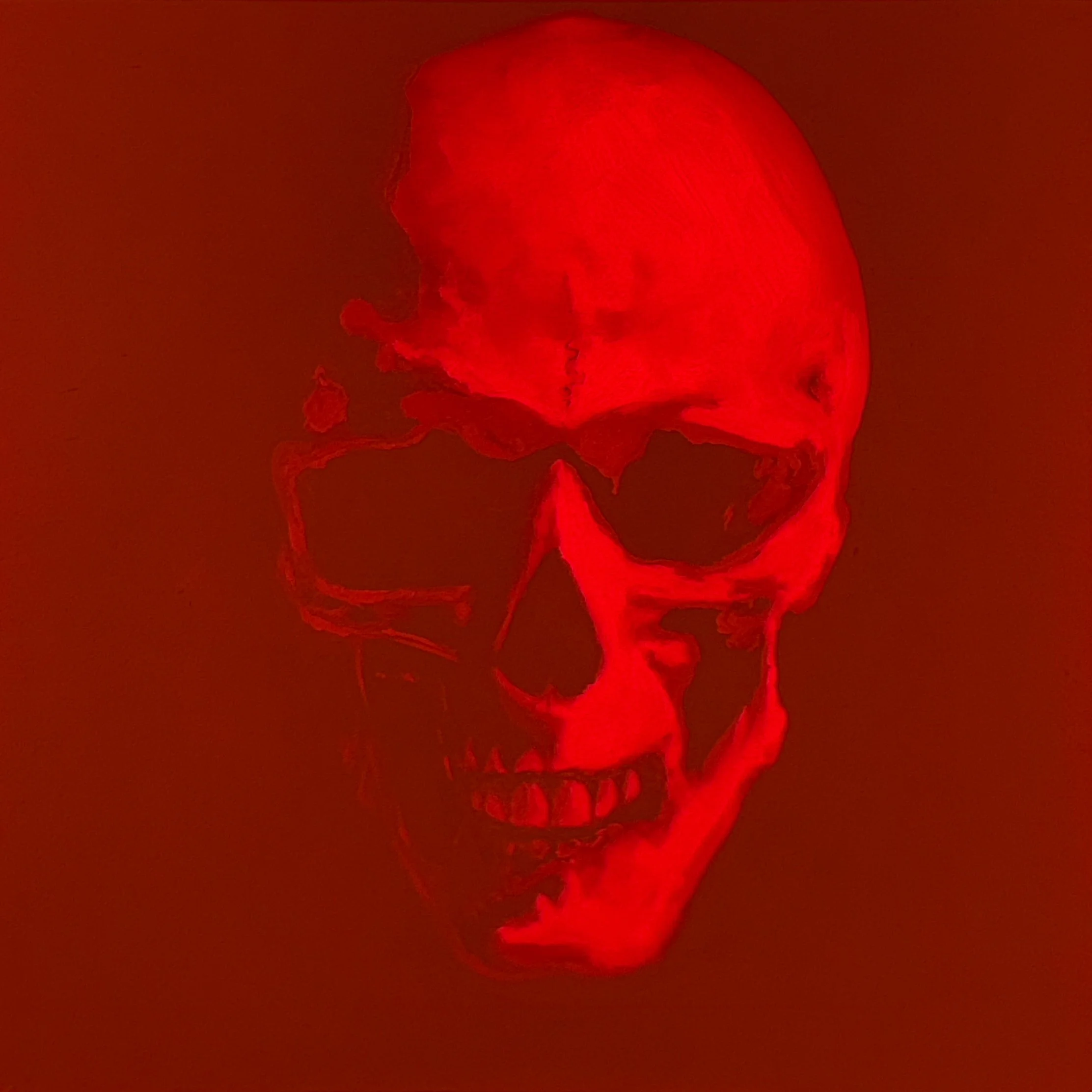 Every Skull Has A Smile, and This One Is Mine, 10 x 10 inches, Oil on Panel, May 2025-2.jpg