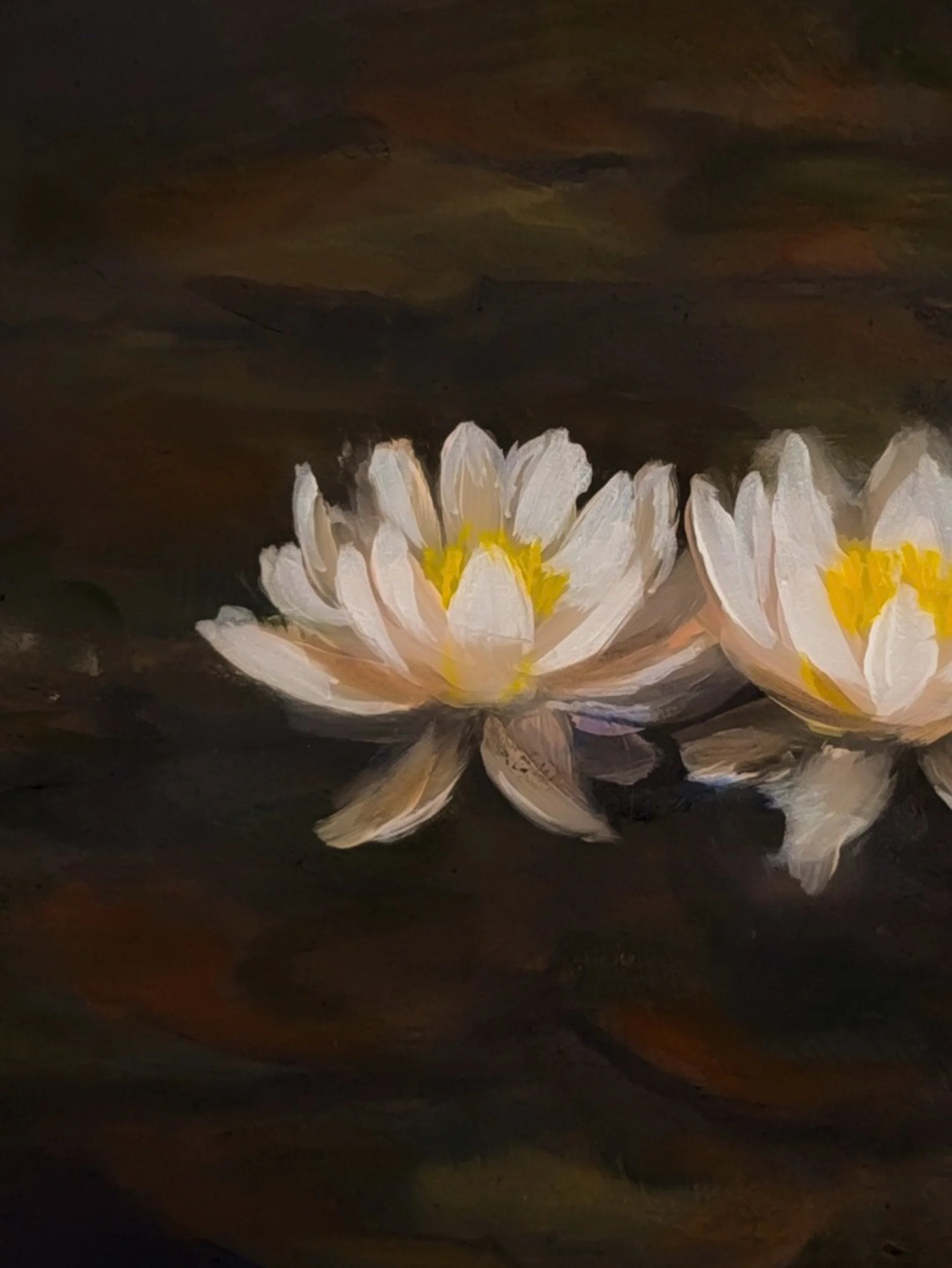 Floral Study No. 9 - Oil on Hardboard, 6 x 8 in, February 2026, Jennifer Parisi-3.jpg