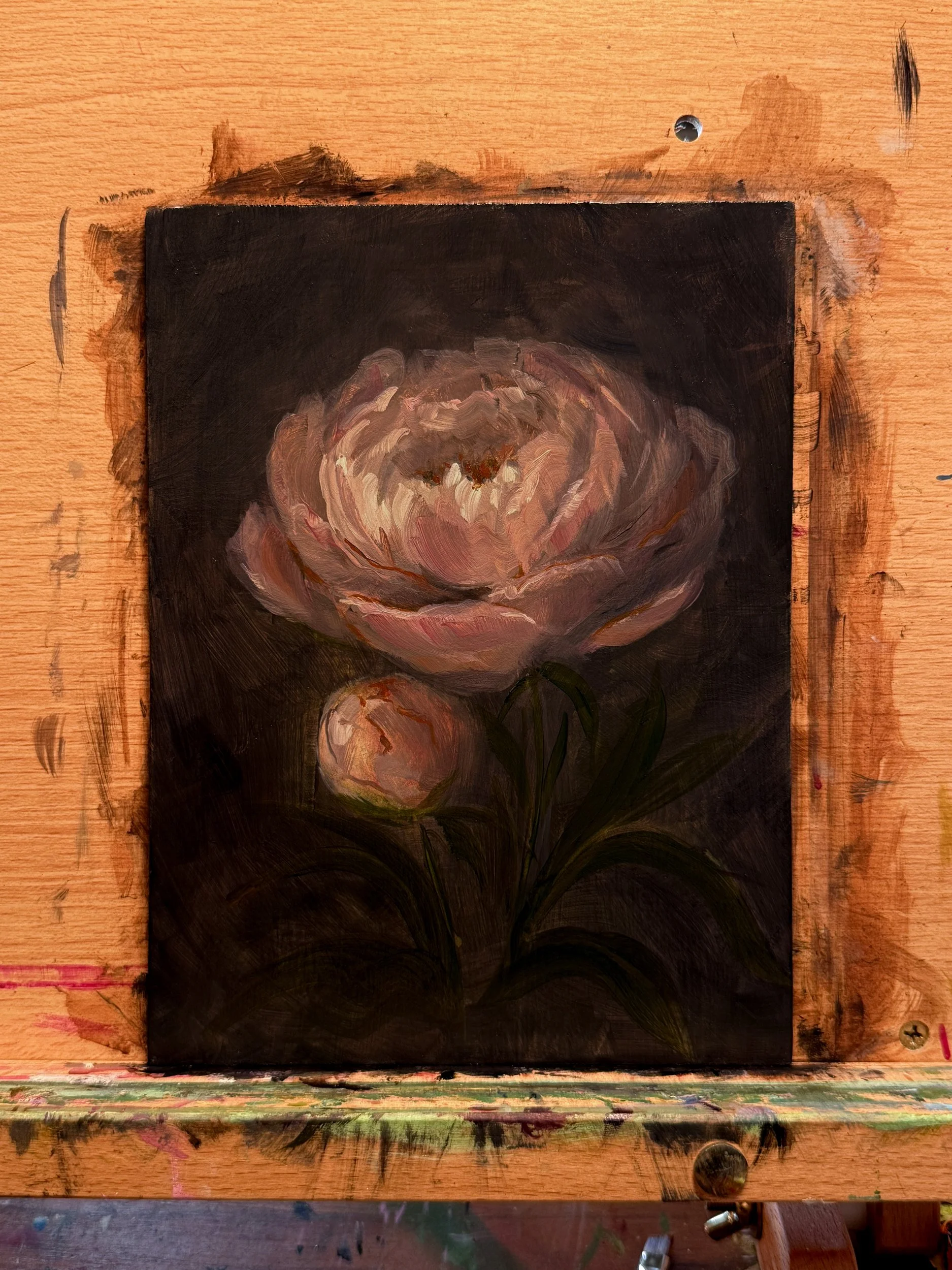 Floral Study No.4, Oil on Hardboard, 6 x 8 in, January 2026-8.jpg