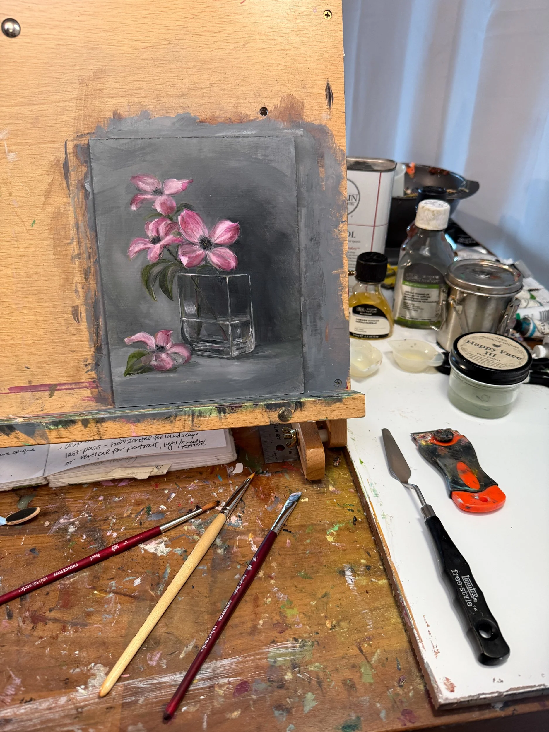 Floral Study No. 12 - Oil on Hardboard, 6 x 8 in, February 2026-4.jpg