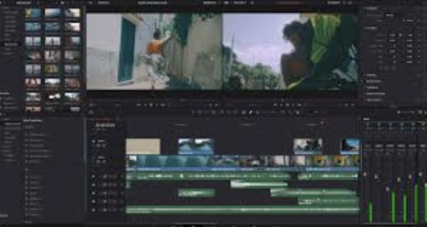 DaVinci Resolve software GUI imagery