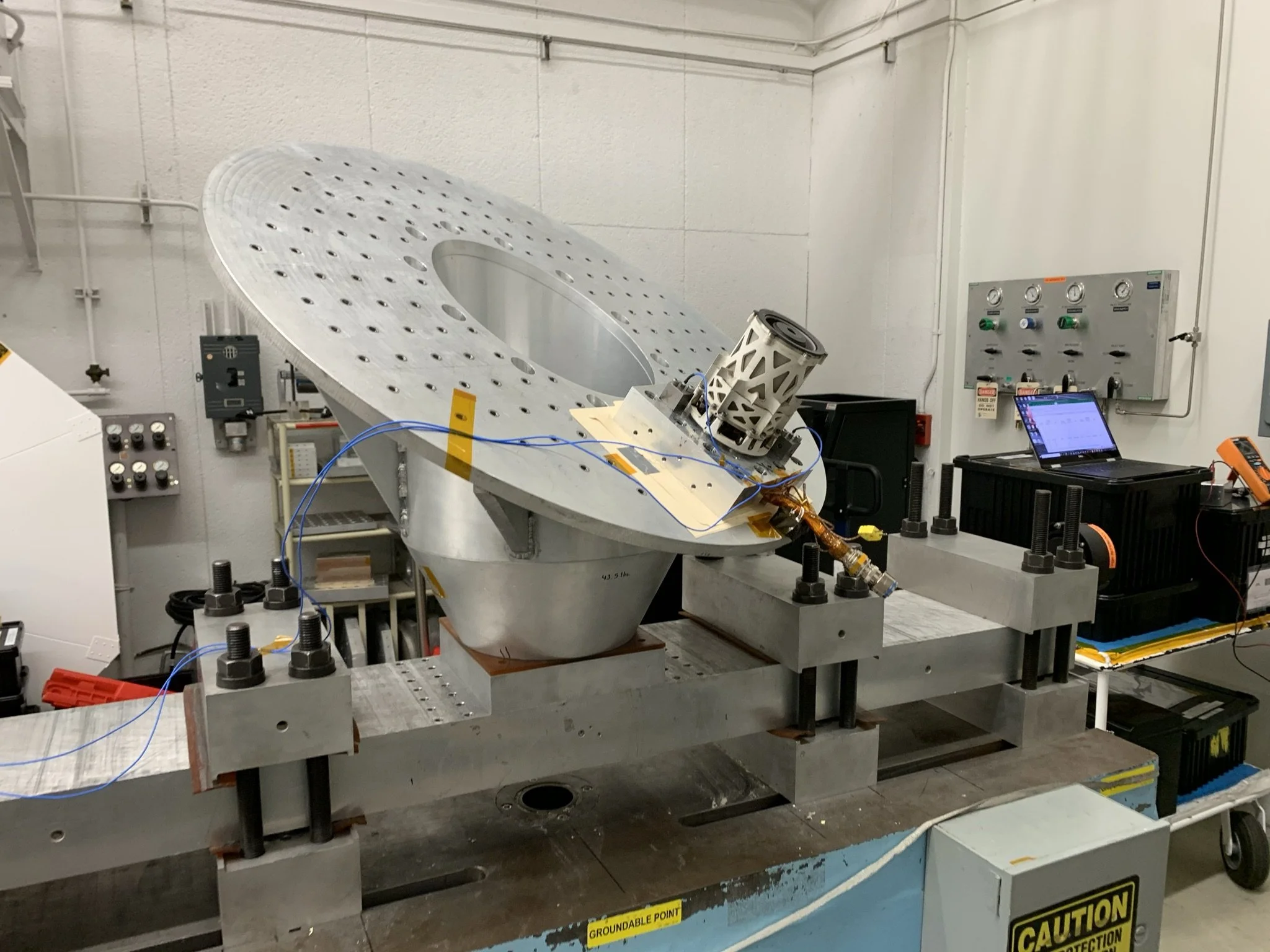 MaSMi Hall Thruster environmental shock testing