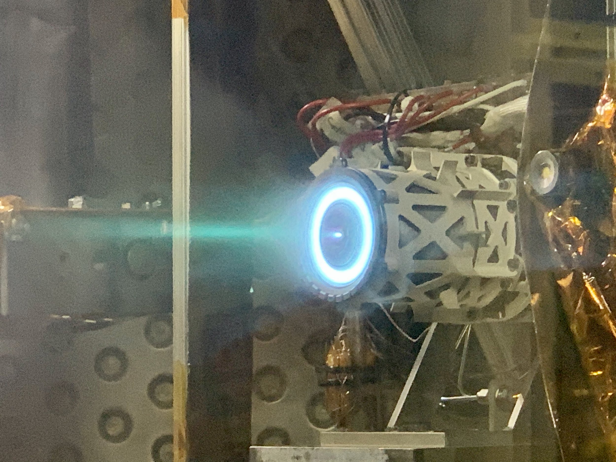 MaSMi-EM Hot Fire Testing on Xenon - Lights On2.JPEG