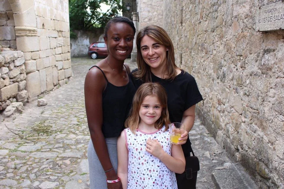 Me, Cristina, and Sofía