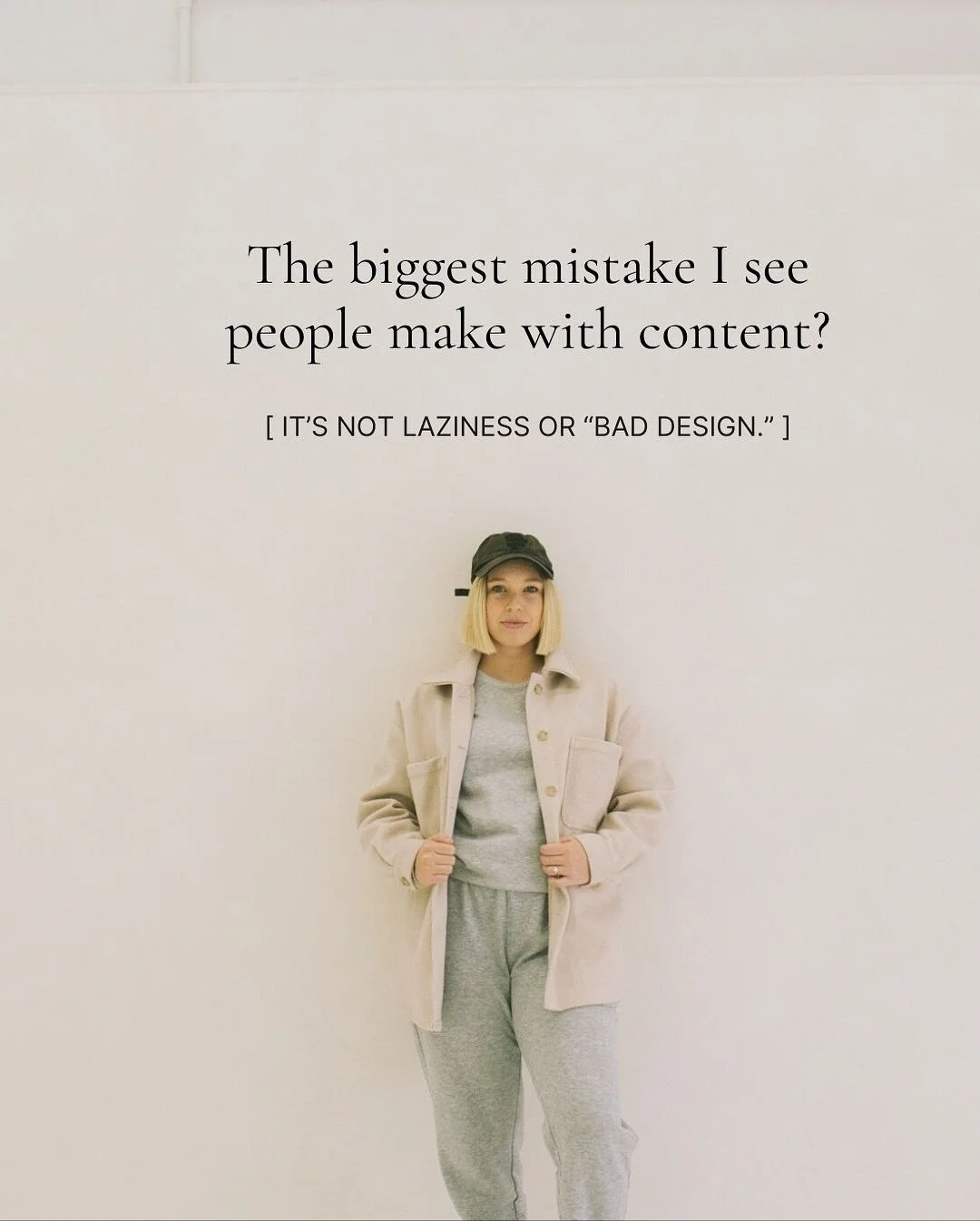 The biggest mistake I see people make with content?

It&rsquo;s not laziness.
It&rsquo;s not lack of ideas.
It&rsquo;s relying on random posts instead of building a simple, repeatable system.

Most people think they need to post more to be consistent