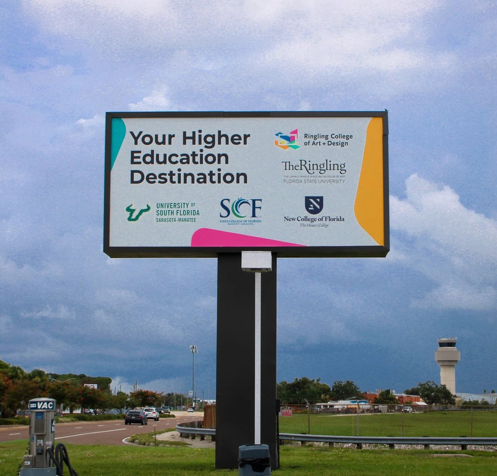 Cross College Alliance billboard on Tamiami Trail