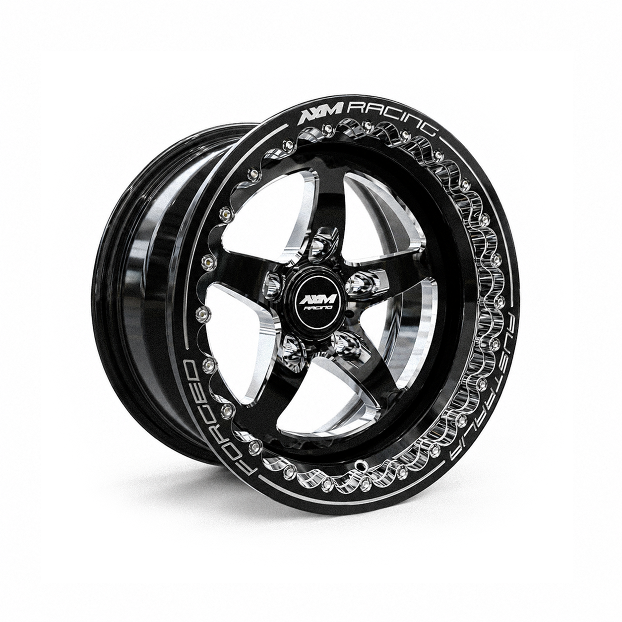 AXR-02 15x8 - 15x10 BLACK